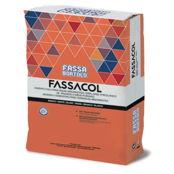 CIMENTO COLA FASSA FASSACOL CINZA 25 KG 1068