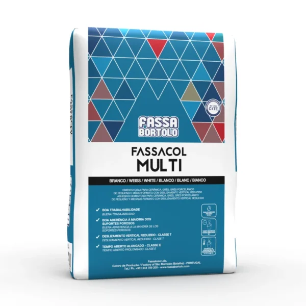 CIMENTO COLA FASSA FASSACOL MULTI CIINZA 25 KG 1773