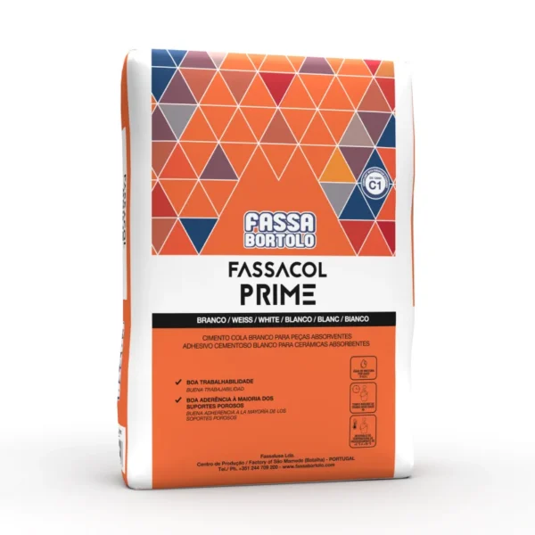 CIMENTO COLA FASSA FASSACOL PRIME CINZA 25 KG 1783