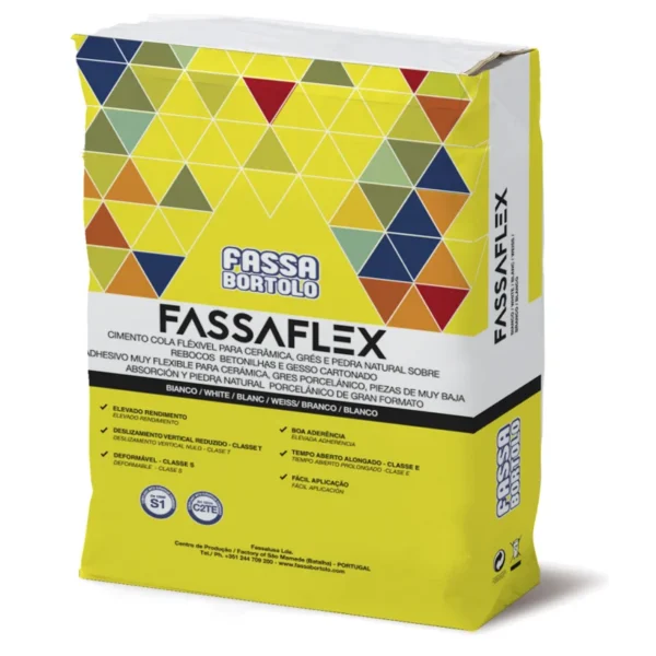 CIMENTO COLA FASSA FASSAFLEX BRANCO 25 KG 1070