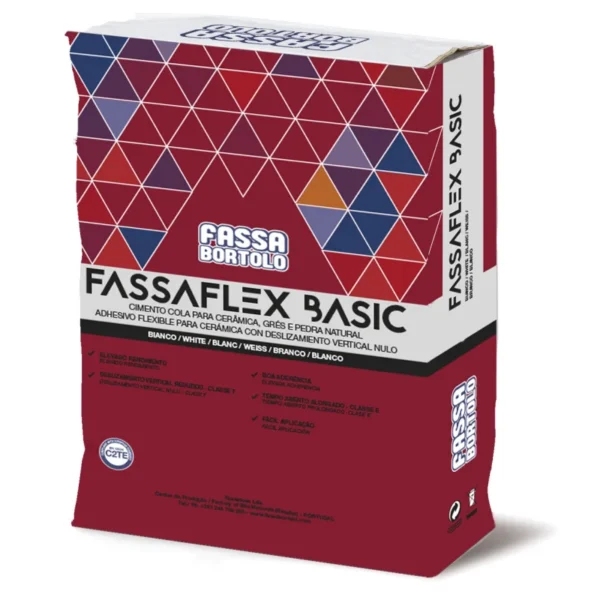 CIMENTO COLA FASSA FASSAFLEX BASIC CINZA 25 KG 1076