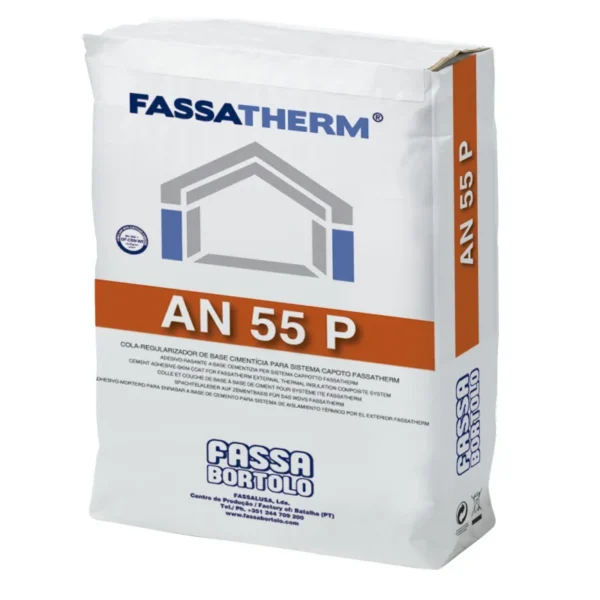 COLA REGULARIZADOR FASSA AN 55 P CINZA 25 KG 1282L1