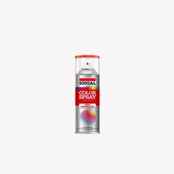 COLOR SPRAY HT SOUDAL 400 ML - PRETO MATE 600º