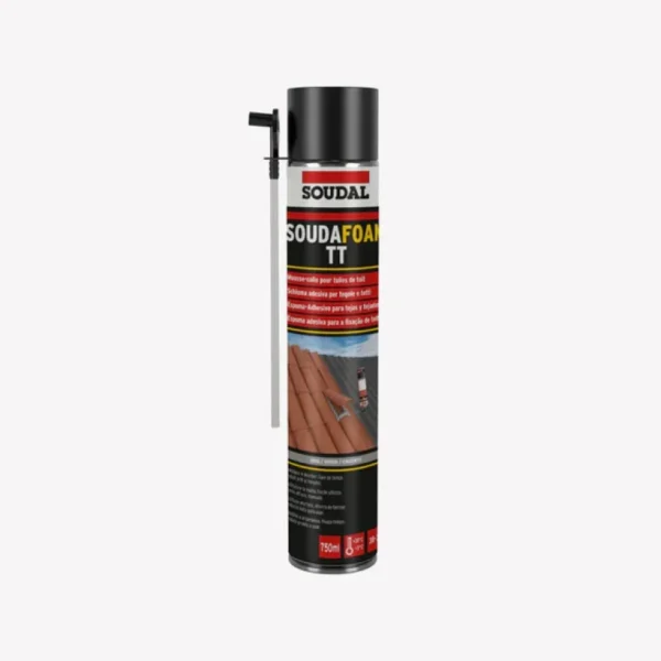 ESPUMA PARA TELHAS SOUDAFOAM TT SOUDAL MANUAL 147484 TERRACOTA 147484 750 ML