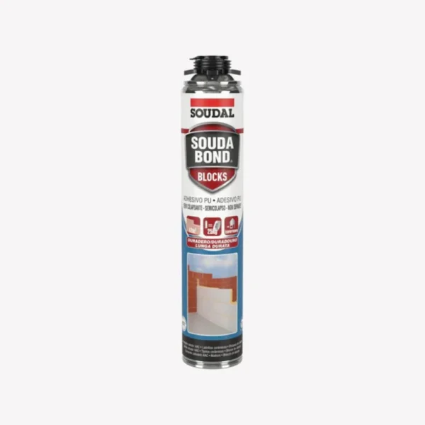 ESPUMA PU SOUDABOND BLOCKS PISTOLA 750 ML - SOUDAL