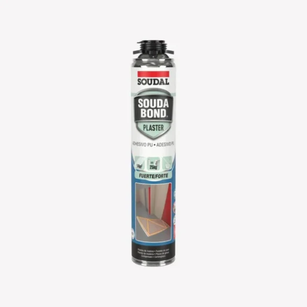 ESPUMA PU SOUDAL 159854 SOUDABOND PLASTER PISTOLA 750 ML (p/etics)