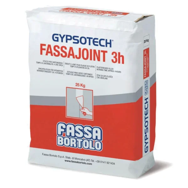 ESTUQUE FASSA FASSAJOINT 3H BRANCO 25 KG 356