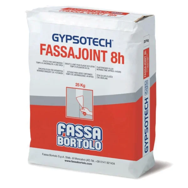 ESTUQUE FASSA FASSAJOINT 8H BRANCO 25 KG 358