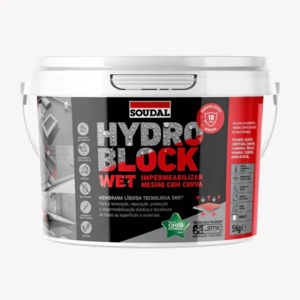 HYDRO BLOCK WET CINZA 5KG 131633