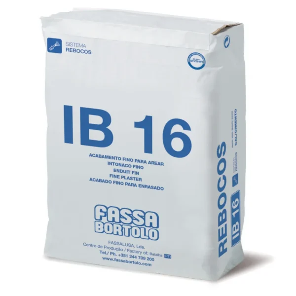 MASSA ACABAMENTO FASSA IB 16 BRANCO 25 KG 665L
