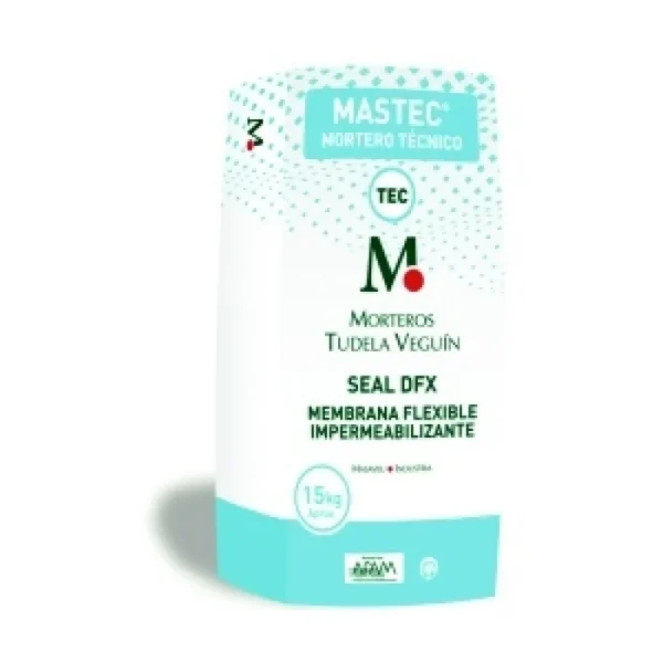 MEMBRANA CIMENTICIA MASTEC SEAL DFX MONOCOMPONETE 15KG - MASAVEU