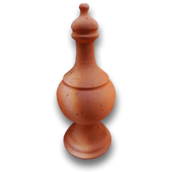 ELEMENTO DECORATIVO PINACULO ROJA ENVEJECIDA - MAZARRON