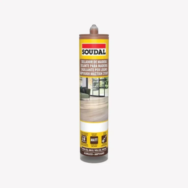 SELANTE PARA MADEIRA SOUDAL 125619 MOGNO 300 ML