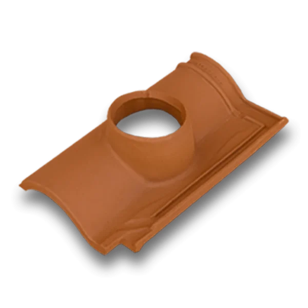 TELHA EVACUADORA MIXTA 11 DIAM 130 MAZARRON MARRON