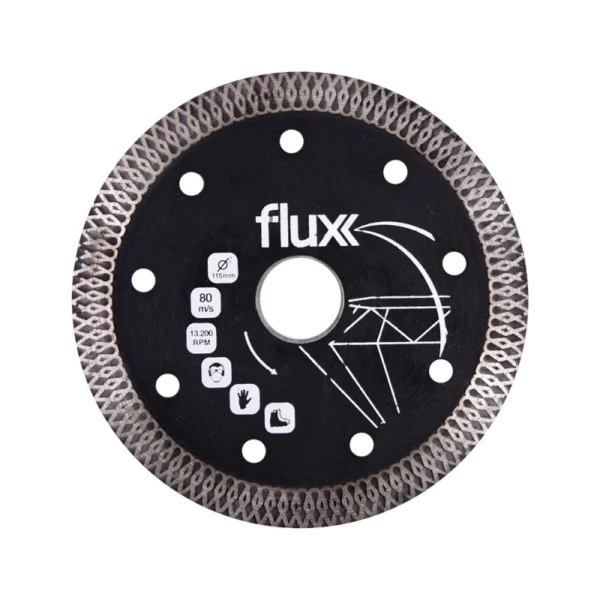 Disco Diamante Especial Cerâmica 230mm Flux - FDDEC230