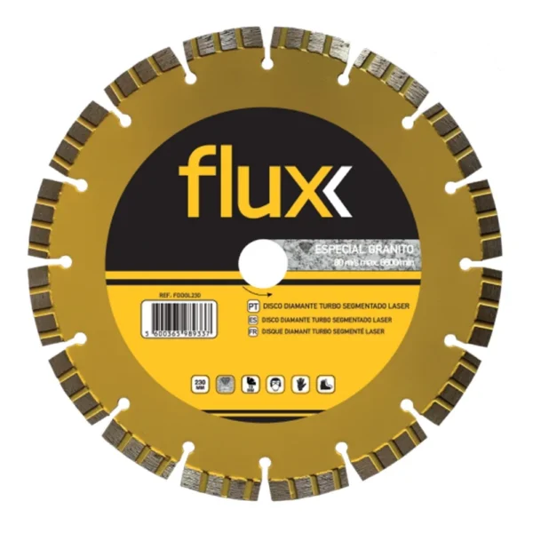 Disco Diamante Granito Laser 230mm Flux - FDDGL230