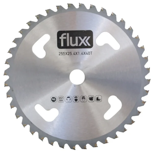 DISCO DIAMANTE MATO ERVA 225M 40 DENTES FLUX - FDDME40D