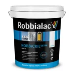 ESMALTE AQUOSO 100% ACRILICO ROBBICRIL ULTRA MATE BRANCO BASE P 15L - ROBBIALAC