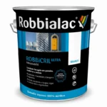 ESMALTE AQUOSO 100% ACRILICO ROBBICRIL ULTRA MATE BRANCO 4L - ROBBIALAC