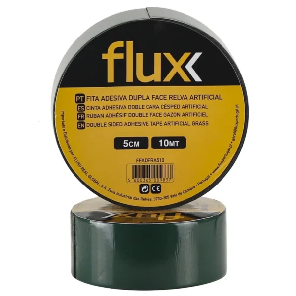 FITA ADESIVA DUPLA FASE RELVA ARTIFICIAL 5CM*10MT -FLUX