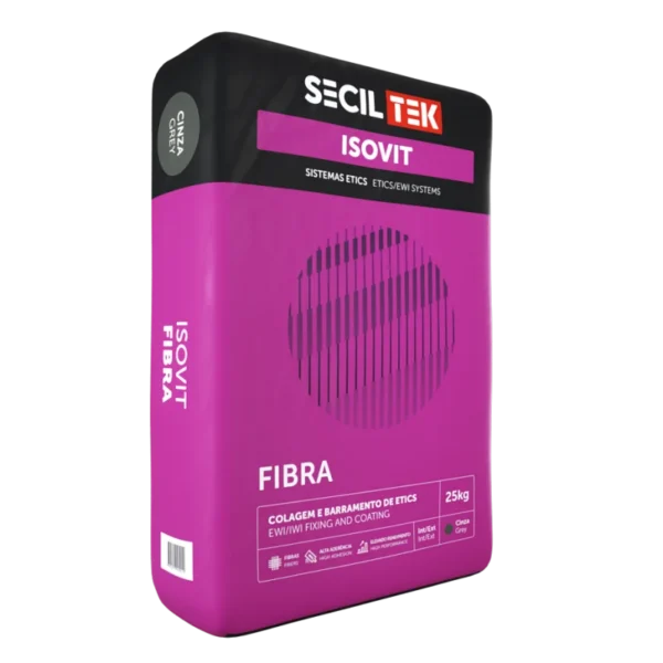 ISOVIT FIBRA COLA ETICS CINZA 25KG SECIL