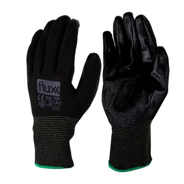 LUVA NITRILICA PRETA T9 L FLUX - FLNP9L