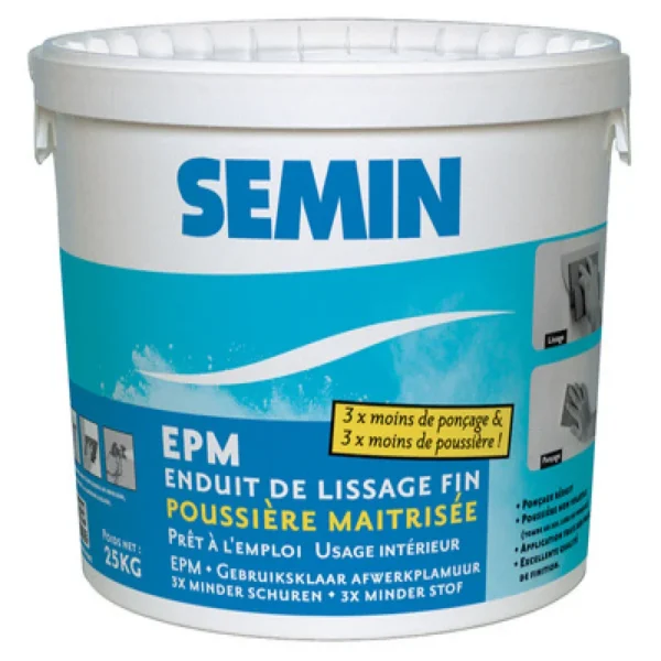 MASSA ALISAMENTO FINA PO CONTROLADO EPM SEMIN 25KG