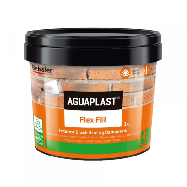 MASSA ELASTICA TEXTURADA AGUAPLAST FLEX FILL 1KG - ROBBIALAC