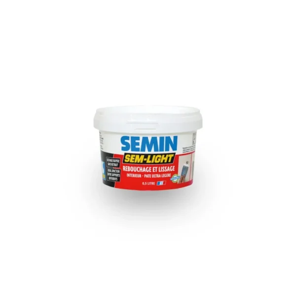 MASSA REPARACAO DE FISSURAS SEMIN SEM-LIGHT - 0.5 LT