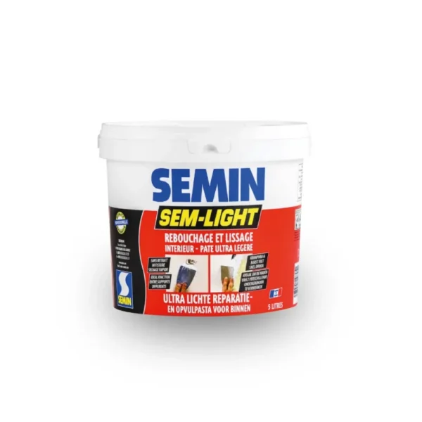 MASSA DE REPARAÇÃO DE FISSURAS SEMIN SEM-LIGHT 5lt