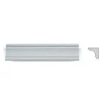 MOLDURA GESSO MARUXINA Nº28 1/2 CANA 2 PINTES 5*6.2 - 1.00mt