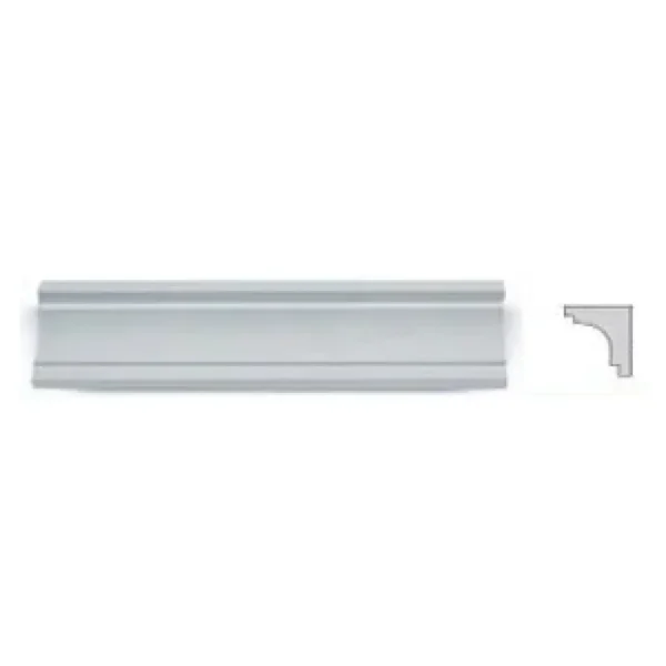 MOLDURA GESSO MARUXINA Nº28 1/2 CANA 2 PINTES 5*6.2 - 1.00mt