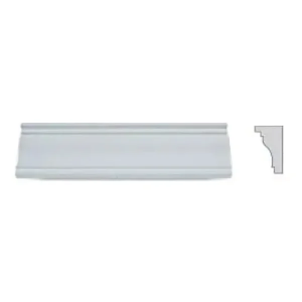 MOLDURA GESSO MARUXINA Nº29 PAPO ROLA PQ. 3.5*5.4 - 1.00mt