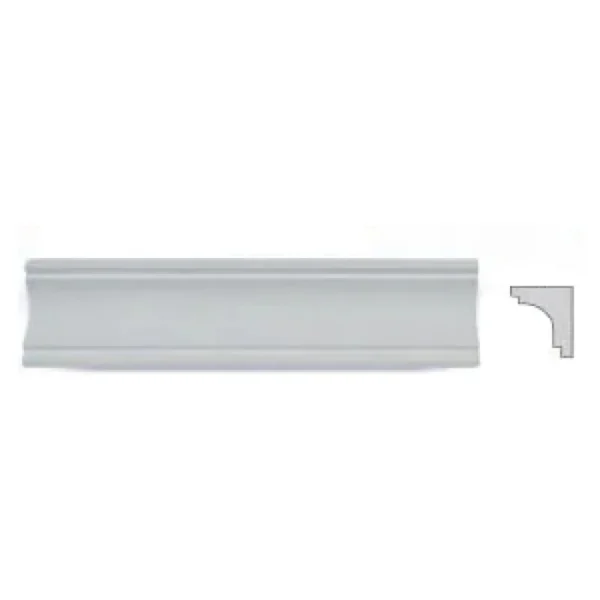 MOLDURA GESSO MARUXINA Nº7 1/2CANA 6*8 - 1.00 mt