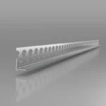 PERFIL ESQUINEIRO TOPO ALUMINIO 2.50mt*23*12 (perfurado de 1 lado)-00901