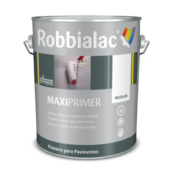 PRIMARIO FIXADOR P/ PAVIMENTOS MAXIPRIMER 4L - ROBBIALAC