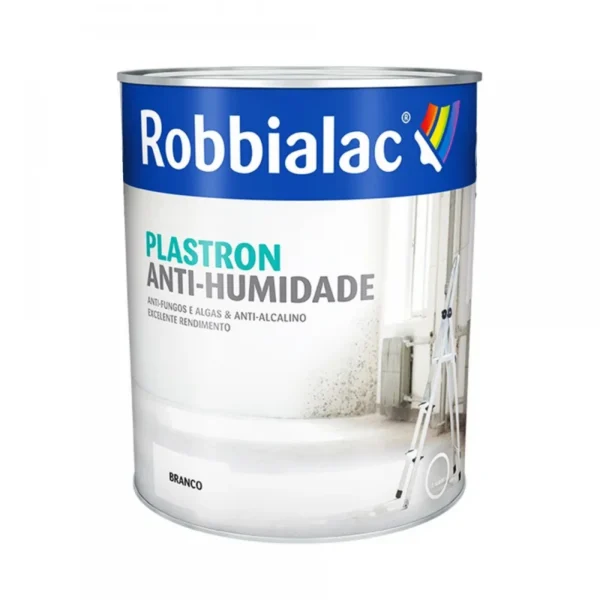 PRIMARIO PLASTRON AQUOSO (ANTI-HUMIDADE) BRANCO 0,75LT - ROBBIALAC