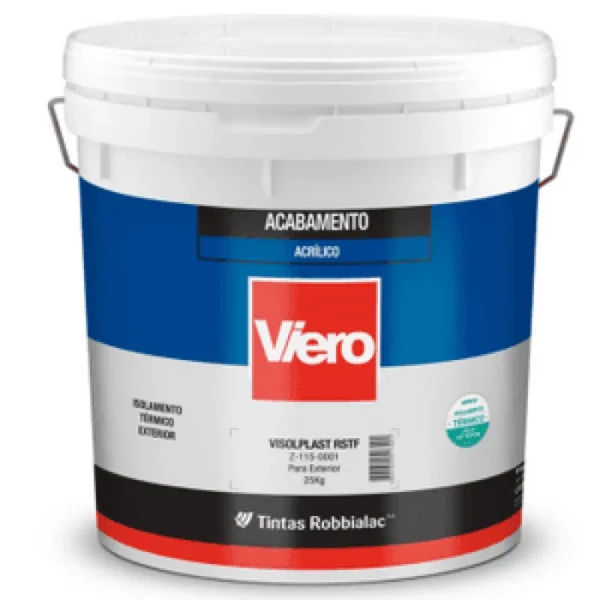 REVESTIMENTO ACRILICO VIERO VISOLPLAST RSTF CORES G0 1,2MM 20 KG - ROBBIALAC