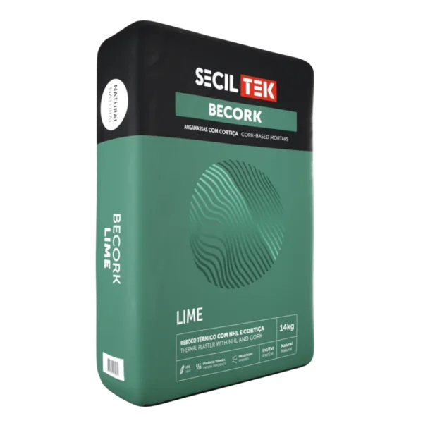 ARGAMASSA TERMICA ECOCORK LIME SACO 14KG SECIL