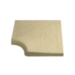 CANTO CONCAVO PICOTADO 45*30 AMARELO MACEL REFª C-34