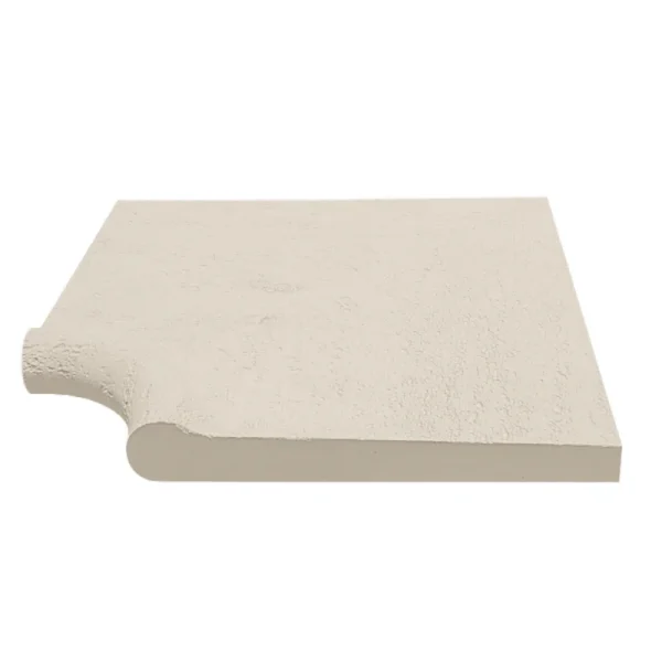 CANTO CONCAVO TRAVERTINO 40*47 BRANCO MACEL REFª C-306/B