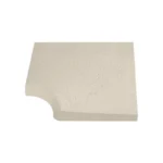 CANTO CONCAVO TRAVERTINO 45*30 BRANCO MACEL REFª C-31