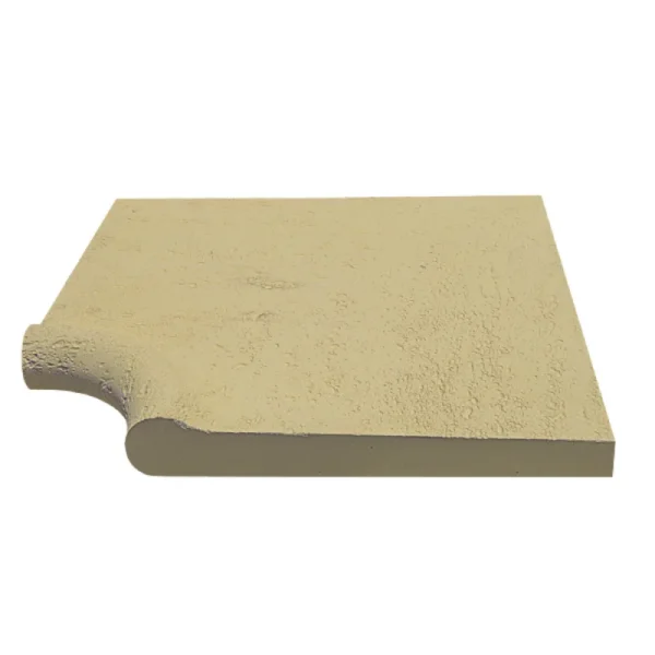 CANTO CONCAVO TRAVERTINO 40*47 AMARELO MACEL REFª C-306
