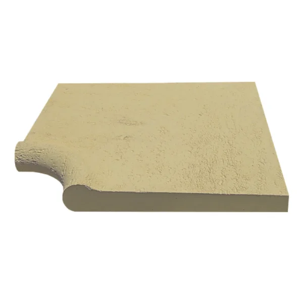 CANTO CONCAVO TRAVERTINO 52*40 AMARELO MACEL REFª C-306
