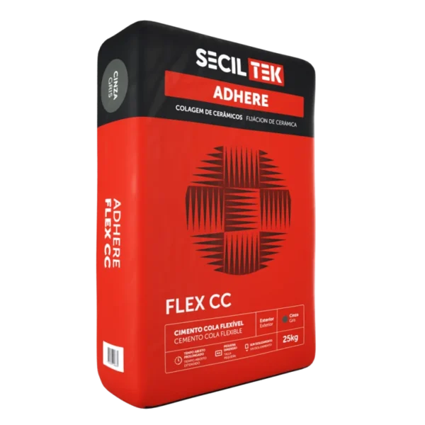 CIMENTO COLA EXT ADHERE FLEX CC CINZA 25KG - SECIL MART