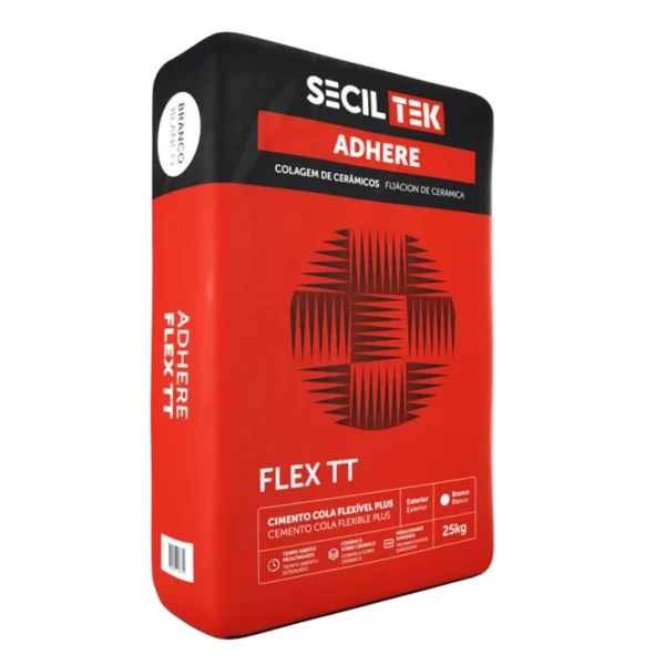 CIMENTO COLA EXT ADHERE FLEX TT BRANCO 25KG - SECIL MART