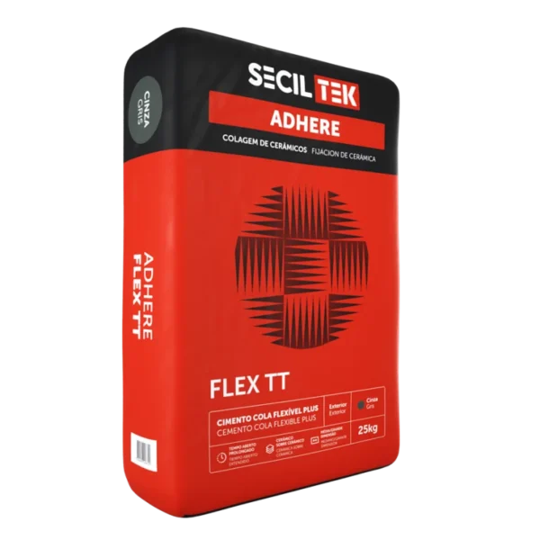 CIMENTO COLA EXT ADHERE FLEX TT CINZA 25KG - SECIL MART