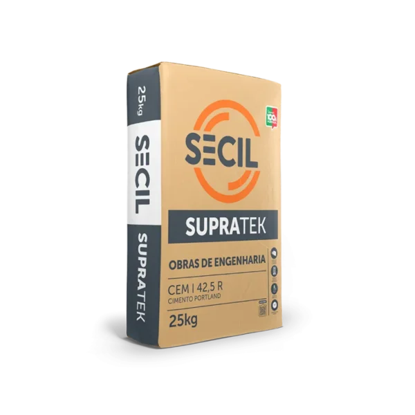 CIMENTO SECIL CEM II/A-L 42,5R 40KG PLASTIFICADO PACOTÃO