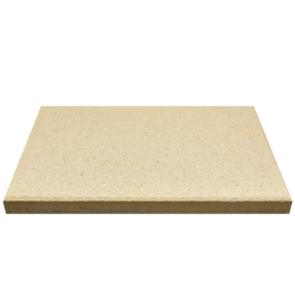 MOSAICO HID 40*40*3.5 BUJARDADA CALCARIO AMARELO MACEL REFª 400