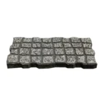 MOSAICO HID 40*20*3.3 CALÇADA PRETO POLIDA MACEL REFª 521
